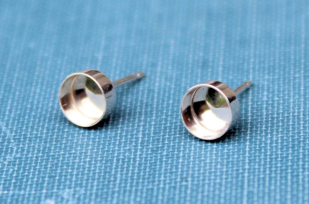 3mm Stud Earring Blanks, Blank Stud Settings, Wholesale Blanks, Silver Earrings, Make Earrings, DIY Jewelry, Silver Blanks, Jewelry Supplies